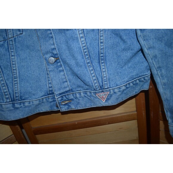 Vintage Denim Jean Jacket Guess Made in USA - Picture 2 of 6